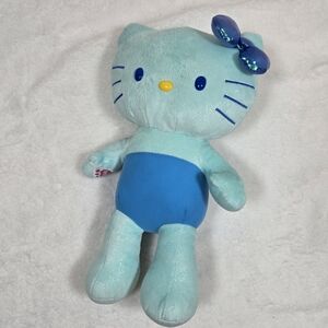 Build-A-Bear Hello Kitty Seafoam Shimmer Plush Stuffed Animal 18"